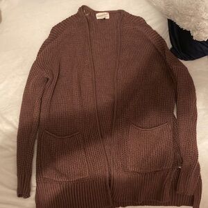 Universal Thread Mauve Open Front Cardigan